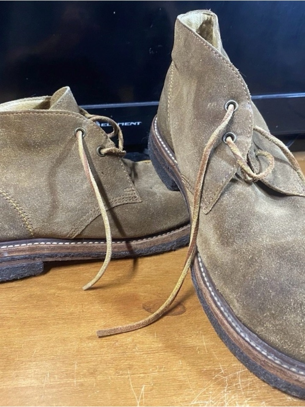 Frye Leather Boots Mens 10.5 (Dakota Crepe Chukka)